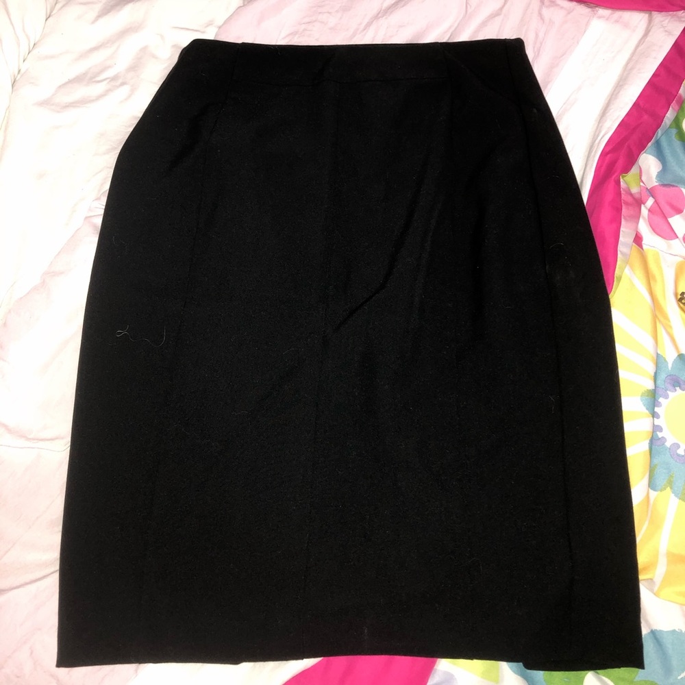 Black pencil skirt